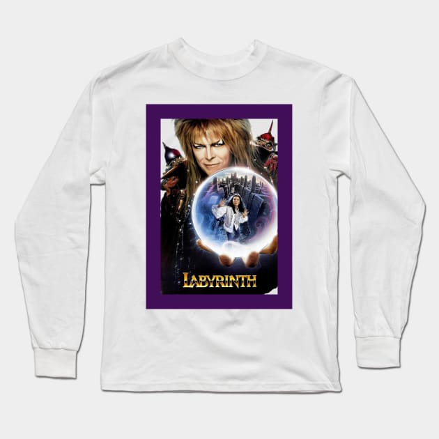 Purple Labyrinth Long Sleeve T-Shirt by Specialstace83